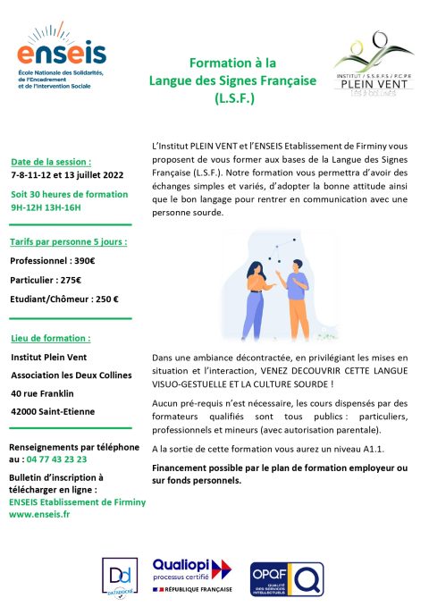 Formation en LSF